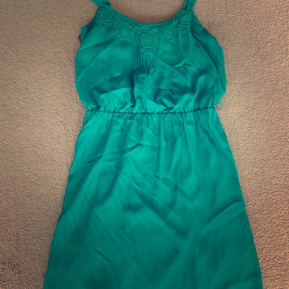 Green Strap dress